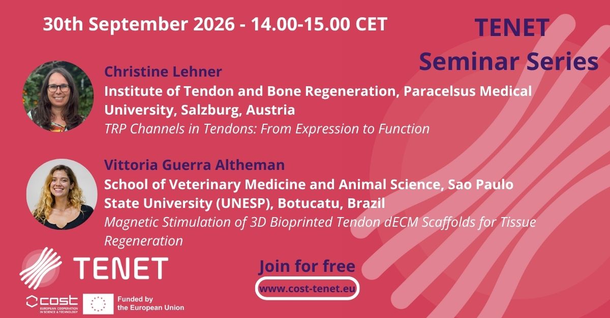 TENET seminar – September 30th 2026